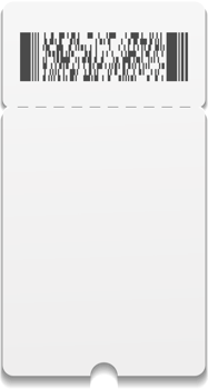 Blank ticket template png