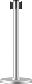 Retractable belt stanchion png