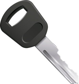 Realistic locker key png