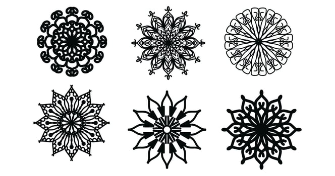 set mandala,Mandalas. Vintage decorative elements. Oriental pattern, vector illustration. Islam, Arabic, Indian, turkish, pakistan, chinese, ottoman motifs