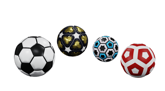 3D Football Collection set png