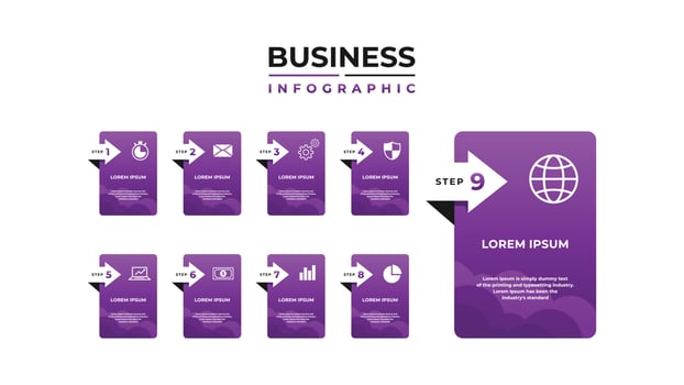 Infographics vector design