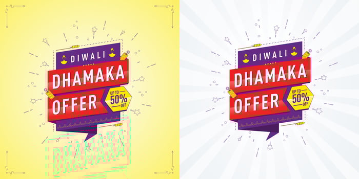 Diwali Dhamaka sale Offer, Template, Banner, Logo Design, Icon, Poster, Unit, Label, Web Header, Vector, illustration, Tag, Diwali Celebration background vector