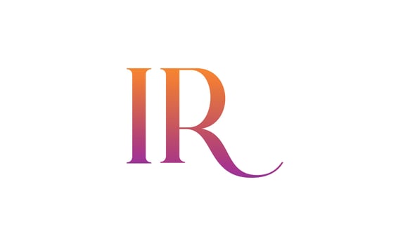 Letter IR Vector Logo Free Template Free Vector