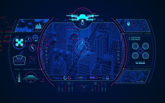 drone control interface vector