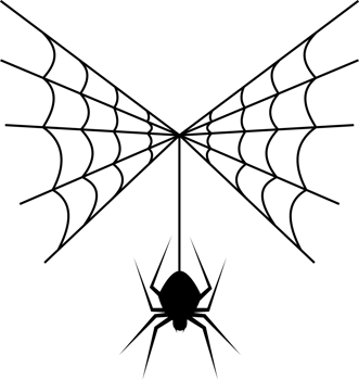 Halloween spider web png
