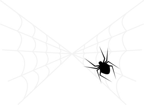 Halloween spider web png