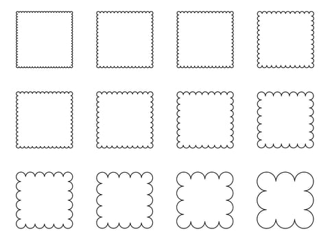 Black simple banner vector design illustration isolated on white background