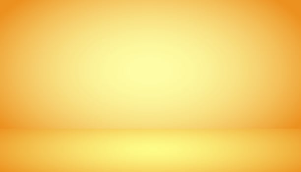 Abstract background. The studio space is empty. With a smooth and soft yellow color vector