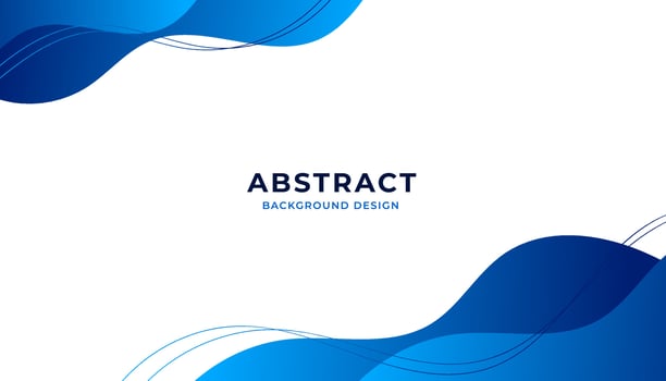 Abstract blue wavy business background. Eps10 Vector