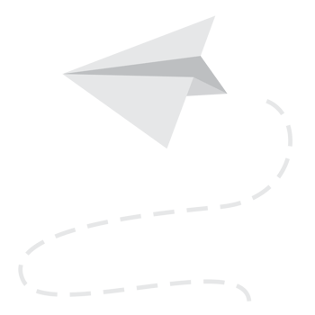 Paper plane pointing in different way . Business for innovative solution concept png