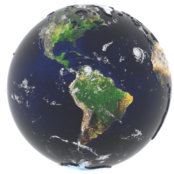 3D Continent America png
