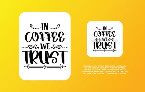 Creative typography sticker t-shirt design premium vector template