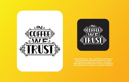 Creative typography sticker t-shirt design premium vector template