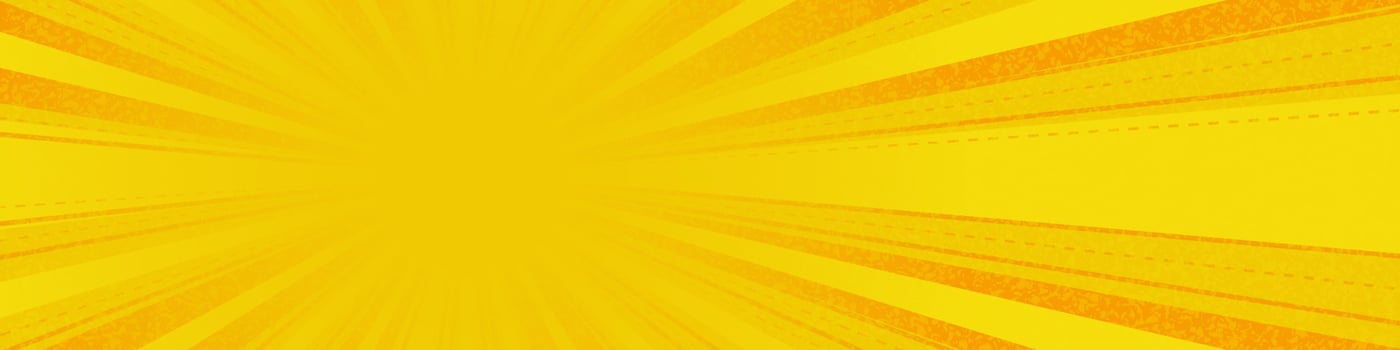 Sun rays banner design. Vector illustration