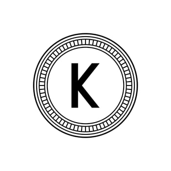 Myanmar Currency Icon Symbol, MMK, Kyat Coin. Vector Illustration