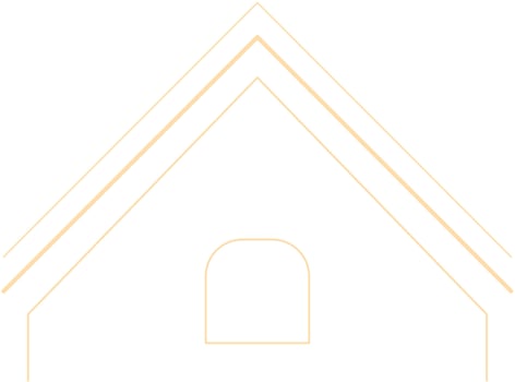 House Roof Icon Outline Isolated on White Background. Minimal House Logo Vector