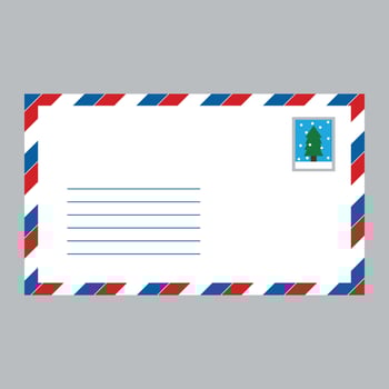 Super Cute Christmas Card vector