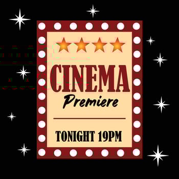 movie poster template vector design
