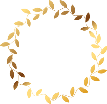 Golden Laurel Wreath png