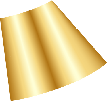 Golden Ribbon Party Confetti png