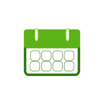 vector icon of callender for business