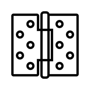 Door Hinge Icon vector