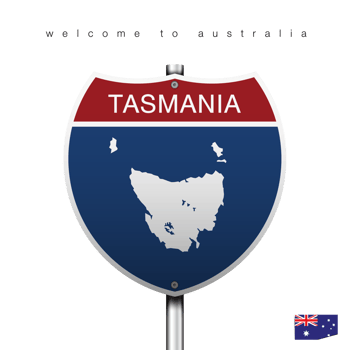 The City label and map of AUSTRALIA In American Signs Style. png