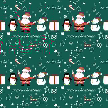 Wrapping paper for Christmas gift vector