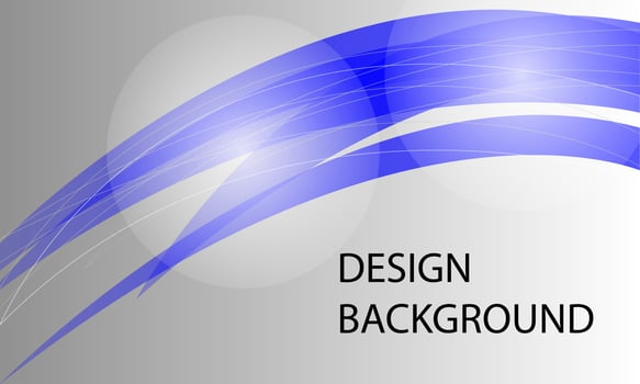 Design for name cards and templates. blue and white line curves on a soft gray tone background. vector