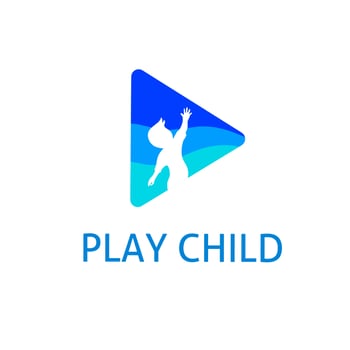 Illustration vector graphic of template logo child play