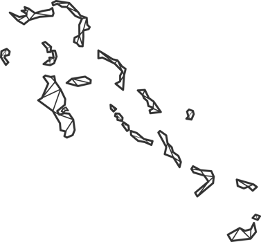 Mosaic triangles map style of Bahamas. png