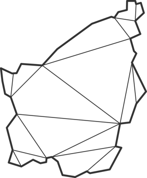 Mosaic triangles map style of San Marino. png