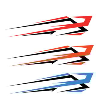 car body sticker vector. car modification sticker. vector