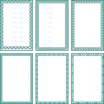 vector image of a frame for a notebook