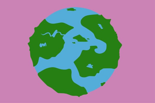 green earth globe vector