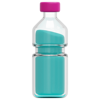 drink water 3d render icon illustration png