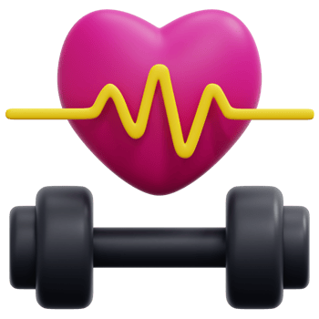 fitness gym 3d render icon illustration png