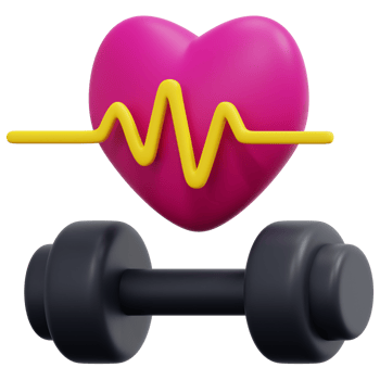 fitness gym 3d render icon illustration png
