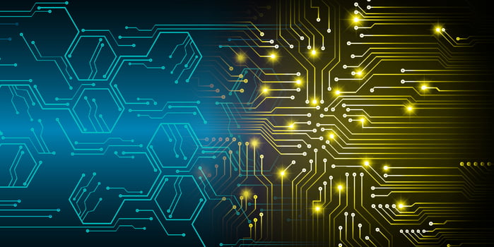 Modern Technology Background vector