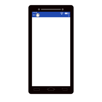 Black mobile phone on transparent background. png