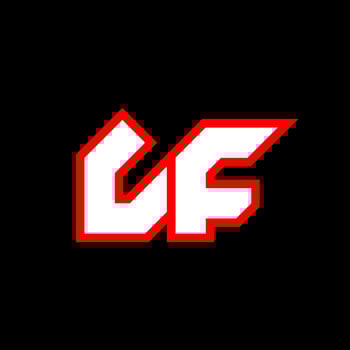 LF logo design, initial LF letter design with sci-fi style. LF logo for game, esport, Technology, Digital, Community or Business. L F sport modern Italic alphabet font. Typography urban style fonts. vector
