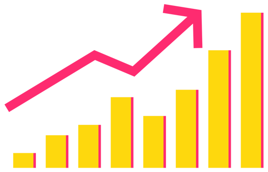 Growing Profit Graph png