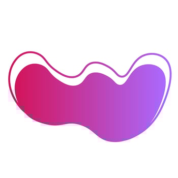 Abstract liquid shape modern banner template vector