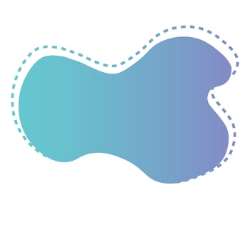 Abstract liquid shape modern banner template vector