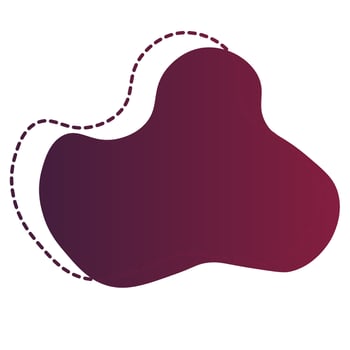 Abstract liquid shape modern banner template vector