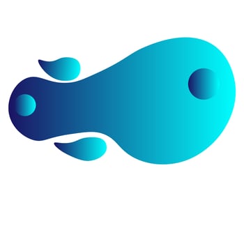 Abstract liquid shape modern banner template vector