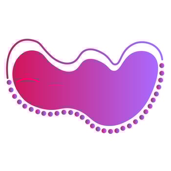 Abstract liquid shape modern banner template vector