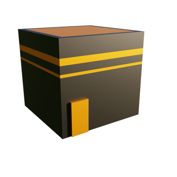 3d render illustration Kaaba png