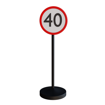 3d render illustration street sign png